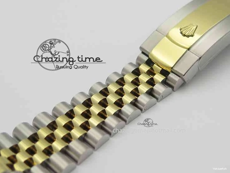 Roman YG Maker Black On Bracelet Edition A2813 BP Best 41mm DateJust SS Jubilee Dial II 0521
